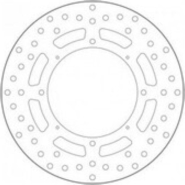 BREMBO Serie Oro Bremsscheibe starr - 68B40717 für Aprilia, Gilera, Piaggio