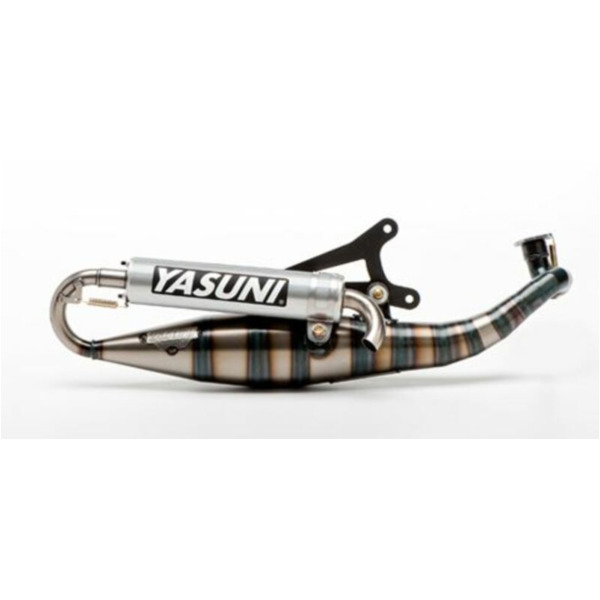 YASUNI Carrera 16/07 komplette Auspuffanlage - Aluminium für Benelli, Malaguti, Italjet