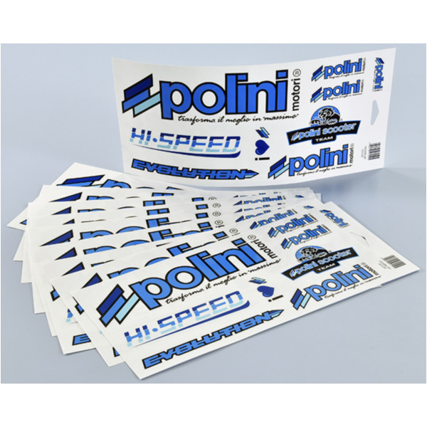 POLINI Blue Line Stickers for Peugeot, Kymco, SYM