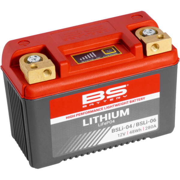 BS BATTERY Lithium-Ionen-Batterie - BSLI-04/06 für Honda, Yamaha, Ducati