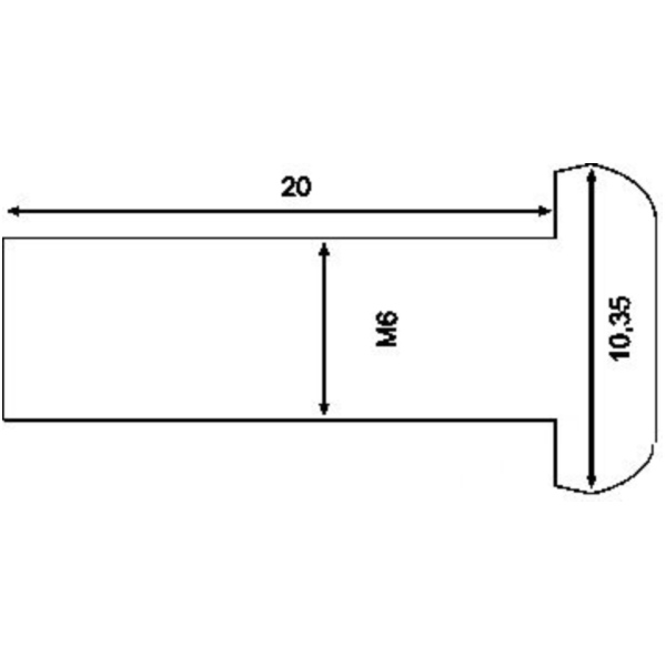 Brake disc bolts MSW103BO