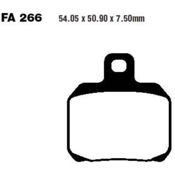 Brake pads sintered hh ebc FA266HH