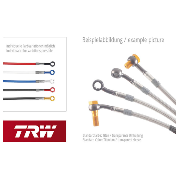 TRW Lucas Steel flex set MCH448H1, rear