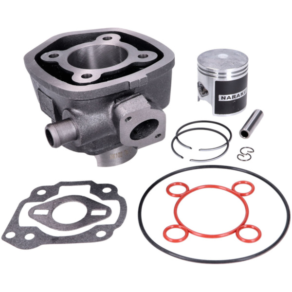 cylinder kit Naraku V.2 70cc for Minarelli horizontal LC NK102.76.2