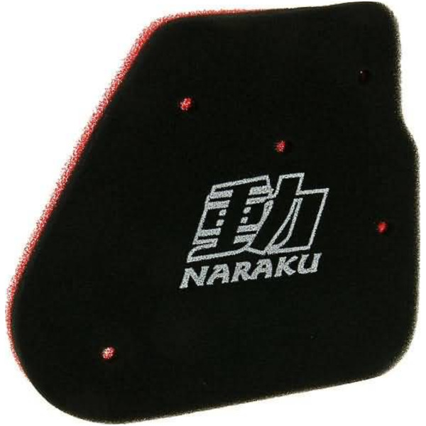 air filter foam insert Naraku double layer for CPI, for: Keeway, 1E40QMB 50cc NK303.04