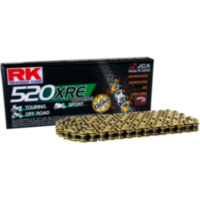 RK XW-Ringkette GB520XRE/114 Kette offen mit Nietschloss passend für Kawasaki ER-6F  650 EX650AAA 2007, 34 PS, 25 kw