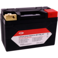 Batterie Motorrad JMT14BL-FP JMT Lithium-Ionen mit Anzeige passend für Aprilia Pegaso  650 ML000/ML010/ML002 1999, 49 PS, 36 kw