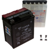Motorradbatterie YTX7L-BS Yuasa passend für F.B.Mondial SMX EnduroCBS 125  2019, 15 PS, 11 kw