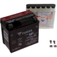 Motorradbatterie YTX5L-BS Yuasa passend für Aprilia RS4 /Replica 50 TK000 2012, 5,4/2,7 PS, 4/2 kw