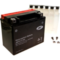 Motorradbatterie YTX12-BS JMT passend für Kawasaki ER-6F  650 EX650AAA 2007, 34 PS, 25 kw