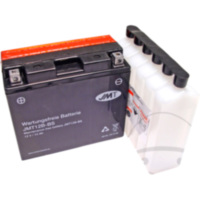 Motorradbatterie YT12B-BS JMT passend für Yamaha FZS Fazer 600 RJ021 2001, 95 PS, 70 kw