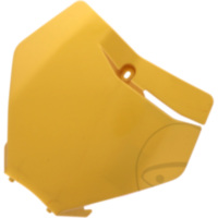 Startnummerntafel gold passend für KTM SX-F  450  2023, 63 PS, 46,3 kw