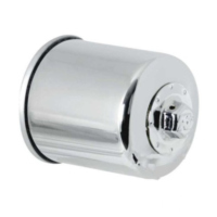 Ölfilter chrom K&N passend für Kawasaki ER-6F  650 EX650AAA 2007, 34 PS, 25 kw