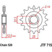 JT JTF715.13 Ritzel FEINVERZ INN...