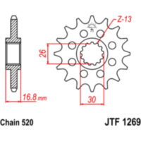 JT JTF1269.15 Ritzel FEINVERZ IN...