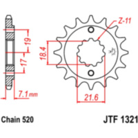 JT JTF1321.12 FEINVERZ INNEND 18...