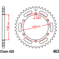 JT JTR463.48 INNEND 134 LK 150