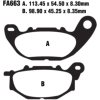 Brake pads Standard EBC FA663