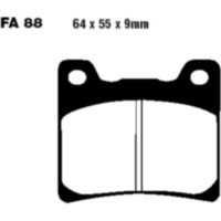 Brake pads semi-sint v ebc FA088V