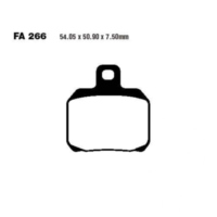 Brake pads semi-sint v ebc FA266V