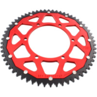 Kettenblatt Kettenrad Dual 60Z Teilung 428 rot passend für Aprilia RS4  125 TW000 2013, 15 PS, 11 kw
