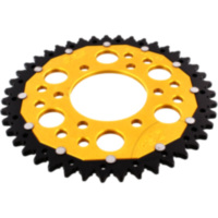 Rear sprocket dua 43 tooth pitch 520 gold ZFD47843GLD