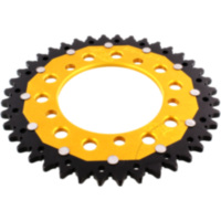 Kettenblatt Kettenrad Dual 40Z Teilung 520 gold ZFD70340GLD passend für Aprilia RSV4 Racing Factory LEABS 1000 RKL00/RKL01 2015, 201 PS, 148 kw