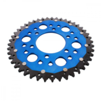 Rear sprocket dual 45 tooth pitch 520 blue