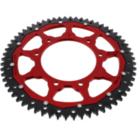 Kettenblatt Kettenrad Dual 62Z Teilung 428 rot passend für UM DSR  125  2020, 14.8 PS, 11 kw