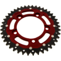 Kettenrad Dual 42Z Teilung 525 rot passend für Aprilia RSV4 Factory 1000 RK000 2009, 180 PS, 132 kw
