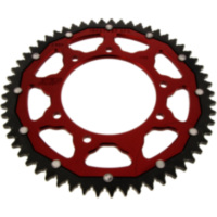 Kettenrad Dual 57Z Teilung 428 rot passend für UM DSR  125  2020, 14.8 PS, 11 kw