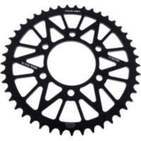 Rear sprocket alu 45 tooth pitch 520 black JTA47845BLK