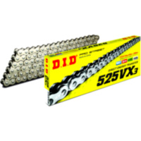 DID X-Ringkette S&S525VX3/112 passend für Aprilia Caponord ABS 1200 VK000/VK001/VKA00/VKA01 2016, 125 PS, 92 kw