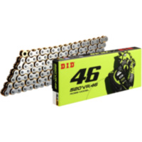 Motorradkette DID X-Ringkette 520VR46/114 passend für Kawasaki ER-6F  650 EX650AAA 2007, 34 PS, 25 kw