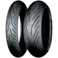 160/60ZR17 (69W) TL rear Reifen Michelin Pilot Power 3 passend für Kawasaki ER-6F  650 EX650AAA 2007, 34 PS, 25 kw