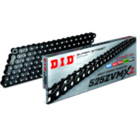 DID X-Ringkette B&B 525ZVMX2/112 Kette offen mit Nietschloss passend für Aprilia Caponord ABS 1200 VK000/VK001/VKA00/VKA01 2016, 125 PS, 92 kw