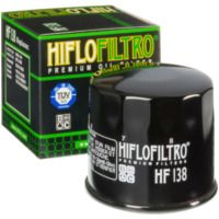 HIFLOFILTRO Ölfilter schwarz glänzend - HF138 für Suzuki, Aprilia, Cagiva passend für Aprilia RSV4  1000 RKA00/RKC01 2013, 180 PS, 132 kw