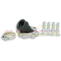Ansaugstutzen Ø22 Malossi drehbar 360° Minarelli liegend für Aprilia, Malaguti, Keeway passend für Aprilia Scarabeo  50 PF010 1998, 3,1 PS, 2,3 kw