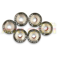 MALOSSI Satz Variomatrollen 15x12mm 6,8gr - 6-teilig für Benelli, Beta, MBK passend für Aprilia Scarabeo  50 HS 1996, 3,1 PS, 2,3 kw