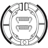 TECNIUM Scooter/Street/ATV Organic Brake shoes - BA181 for Suzuki AH100ADDRESS, AH50ADDRESS, AN150BURGMAN Derbi ATLANTIS50, EASY50, HUNTER50 fitting for Derbi Vamos  50 VAMOS G 1996, 4,1 PS, 3 kw (Rear)