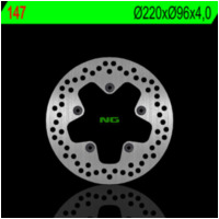 NG BRAKES Bremsscheibe starr - 147 für Aprilia ATLANTIC/ARRECIFE500, LEONARDO250, LEONARDO300 passend für Aprilia Scarabeo  50 PF010 1998, 3,1 PS, 2,3 kw (Front)