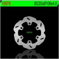 NG BRAKES Petal Bremsscheibe starr - 1057X für GAS GAS, Fantic, MUZ passend für Gas Gas EC  300 VTREC3000C 2002, 50 PS, 37 kw (Rear)