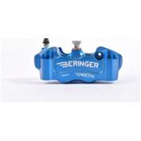 BERINGER Aerotec® Bremssattel radial links 4 Kolben Ø 32 mm Abstand 108 mm blau für Ducati, KTM, für: MV Agusta passend für Aprilia RSV4 Factory 1000 RK000 2009, 180 PS, 132 kw (Front left)