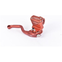 BERINGER Aerotec® Hauptbremszylinder radial Ø 20,5 mm Behälter integriert rot (Hebel Typ 2 - 14 cm) für Yamaha, Kawasaki, Ducati passend für Aprilia RSV4 Racing Factory LEABS 1000 RKL00/RKL01 2015, 201 PS, 148 kw (Front)