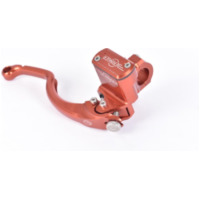 BERINGER Aerotec® Hauptbremszylinder radial Ø 20,5 mm Behälter integriert rot (Hebel Typ 5 - 16 cm) für Yamaha, Kawasaki, Suzuki passend für Yamaha FZS Fazer 600 RJ021 2001, 95 PS, 70 kw