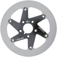 BERINGER Aeronal Bremsscheibe, Edelstahl, schwimmend- schwarz Y7RGBI für Ducati, Benelli, Aprilia