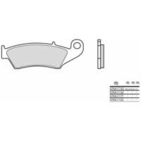 BREMBO Off-Road Sintermetall Bremsbeläge - 07KA17SD für Beta, für: Gas Gas, Honda passend für Gas Gas EC  300 VTREC3000C 2002, 50 PS, 37 kw (Front)