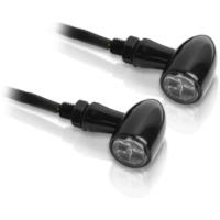 V PARTS Blinker LED Aluminium klar universell für Triumph, Ducati, Yamaha passend für Yamaha SR  250  1990, 