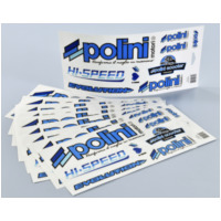 POLINI Blau Line Aufkleber (10pcs) für Peugeot, Kymco, SYM passend für Aprilia Scarabeo  50 PF010 1998, 3,1 PS, 2,3 kw
