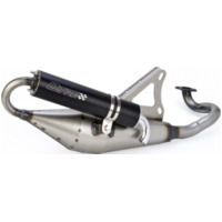 TECNIGAS Q-TRE komplette Auspuffanlage für MBK, Aprilia, Malaguti passend für Aprilia Scarabeo  50 PF010 1998, 3,1 PS, 2,3 kw